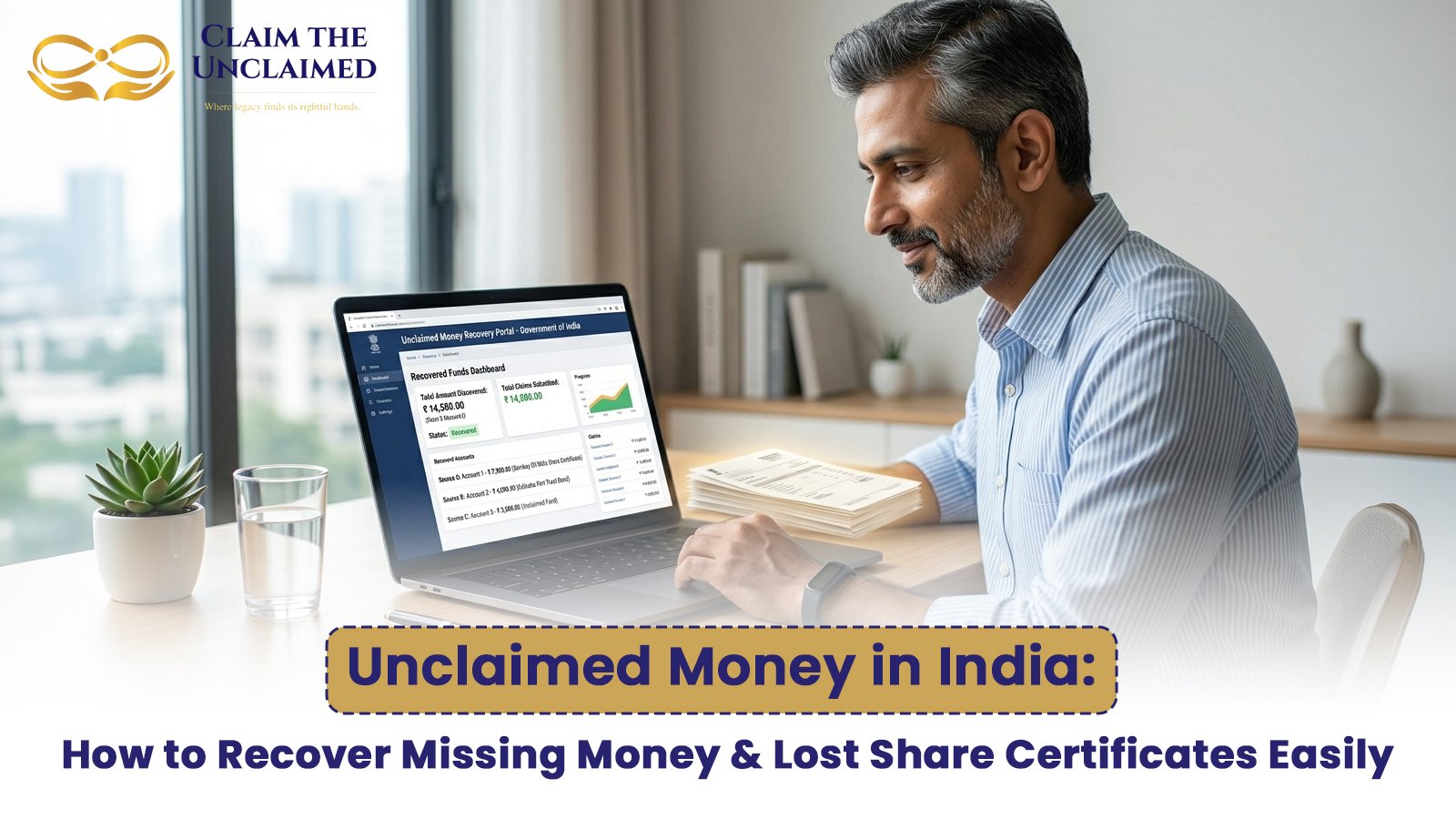 Unclaimed Money in India: How to Recover Missing Money & Lost Share Certificates Easily
